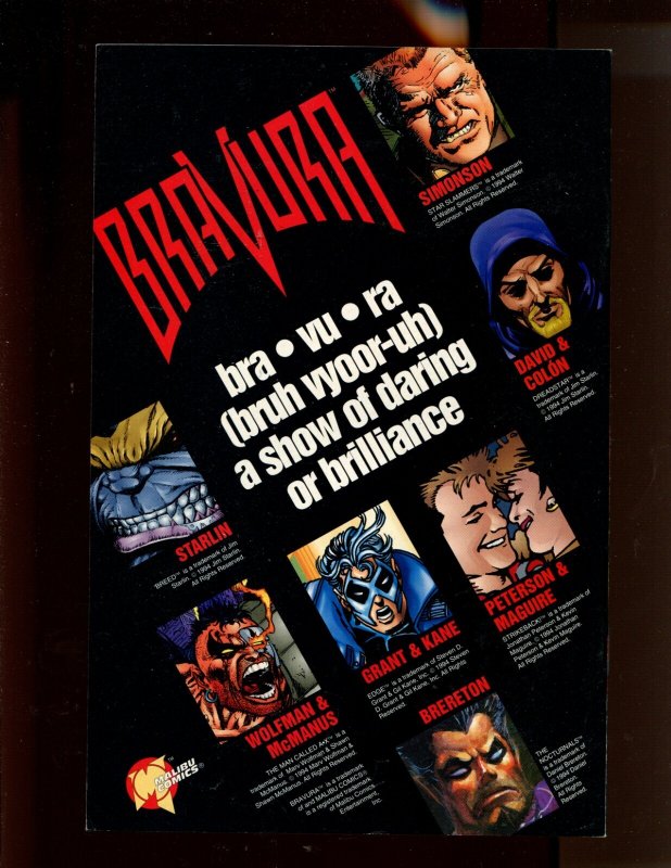 Breed II #3  - SIGNED BY JIM STARLIN! (9.0/9.2) 1995