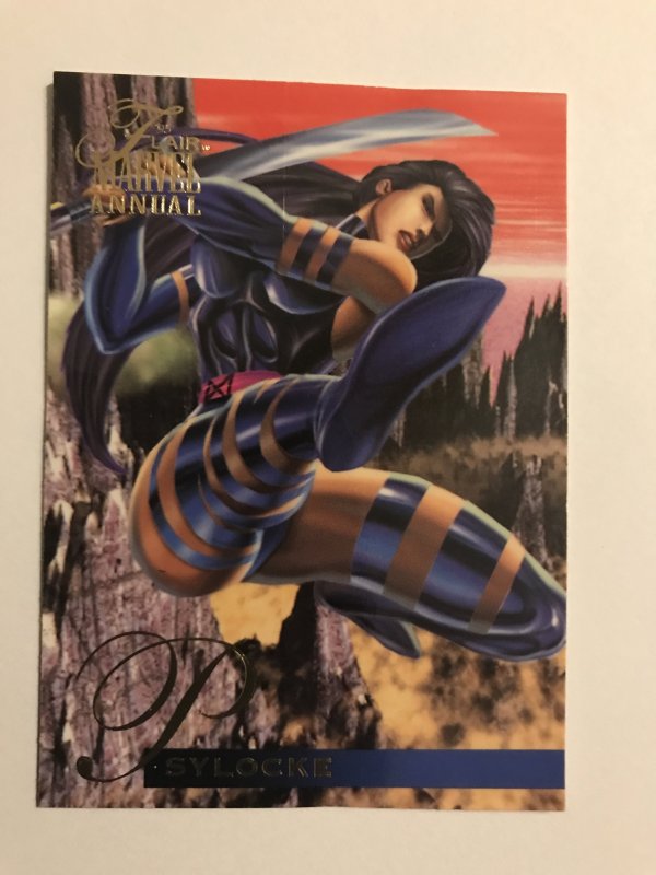 PSYLOCKE #3 card : Marvel Annual 1995 Flair; NM/M;  X-men, base