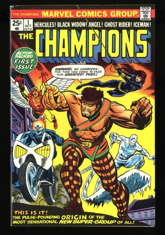 Champions #1 FN/VF 7.0 Ghost Rider Black Widow Hercules!