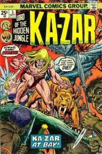 Ka-Zar #5 Lord of the Hidden Jungle Marvel Comics 09/74 (VG 4.0/Stock Photo)