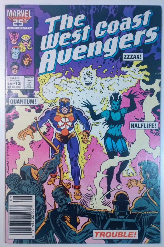 West Coast Avengers #12 (6.0, 1986) NEWSSTAND