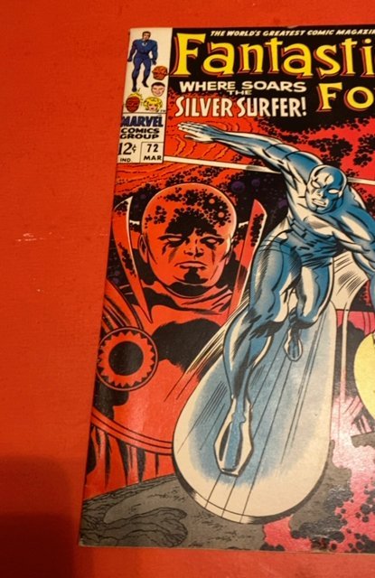 Fantastic Four #72  (1968)Kirby Silver Surfer