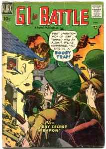 G I IN BATTLE #5 1958-AJAX COMICS- SNIPER COVER-KOREA VG 
