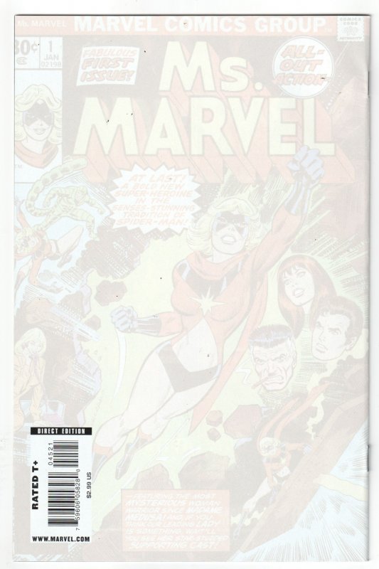 Ms. Marvel #45 Variant Cover (2009)