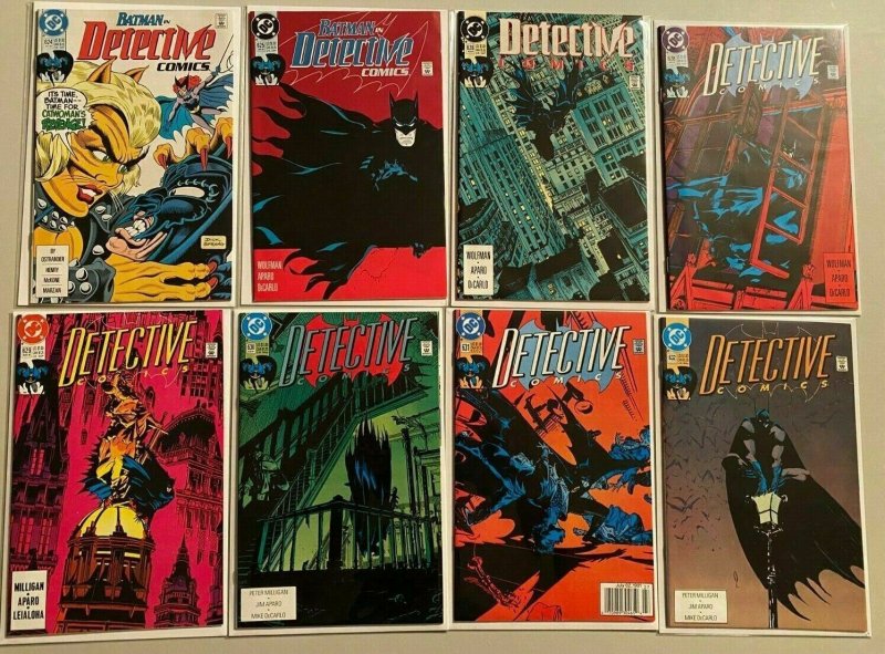 Detective comics lot from:#602-649 35 difference 8.0 VF (1989-92)