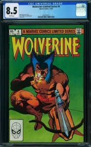 Wolverine #4 (1982) CGC 8.5 VF+