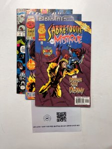 3 Marvel Comics Sabretooth # 1 + Pride & Wisdom # 1 + Sleep Walker # 3 5 JS46