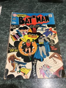 Batman #213 Affordable-grade giant size key! All villain! VG.  Wow!