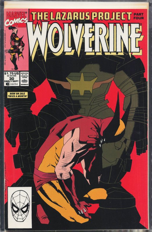 Wolverine #33 Direct Edition (1990) Wolverine