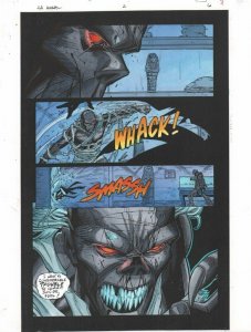 JLA Annual #2 p.6 Color Guide Art - Zombie Wizard - 1998 by John Kalisz