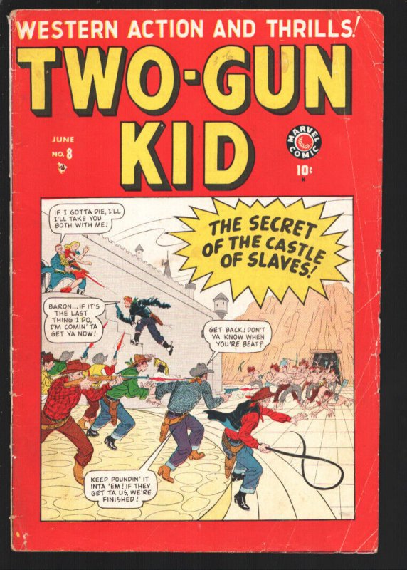 Two-Gun Kid #8-1949-Castle of Slaves-Secret of The Skull-Blaze Carson- My...