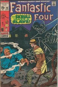 Fantastic Four #90 ORIGINAL Vintage 1969 Marvel Comics Skrull