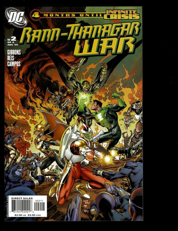 6 Rann-Thanagar War DC Comics # 1 2 3 4 5 6 Green Lantern Hawkgirl Sci-Fi GK24