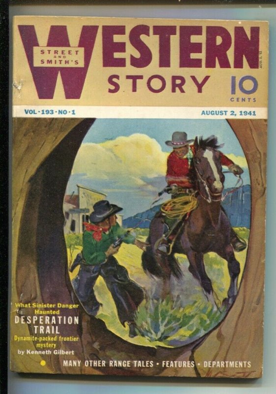 Western Story 8/2/1941-Street & Smith-H.W. Scott cover-Pulp fiction-Peter Daw...