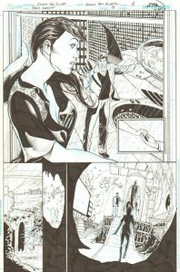 Batman: Dark Knight #18 p.18 - Bruce Wayne, Batwing, Batcave by Ethan Van Sciver