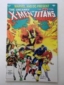 Marvel and DC Present W/ Uncanny X-Men & New Teen Titans (1982) Sharp Fine/VF!!