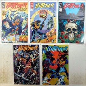 The Butcher Lot of 5 #1, 2, 3, 4, 5 (1990) DC Comics 1st Print Comic Books