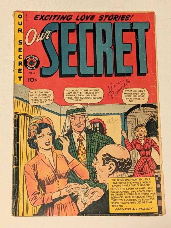 Our Secret #6 (Mar 1950, Superior) Good 2.0 