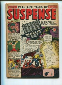 SUSPENSE #3 (2.5) THE BLACK PIT! 1950