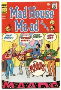 Mad House Ma-ad Jokes #67 1969- Lippy the Hippie FN