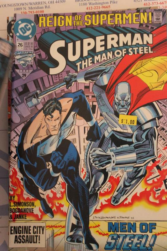 Superman the Man of Steel 26 NM