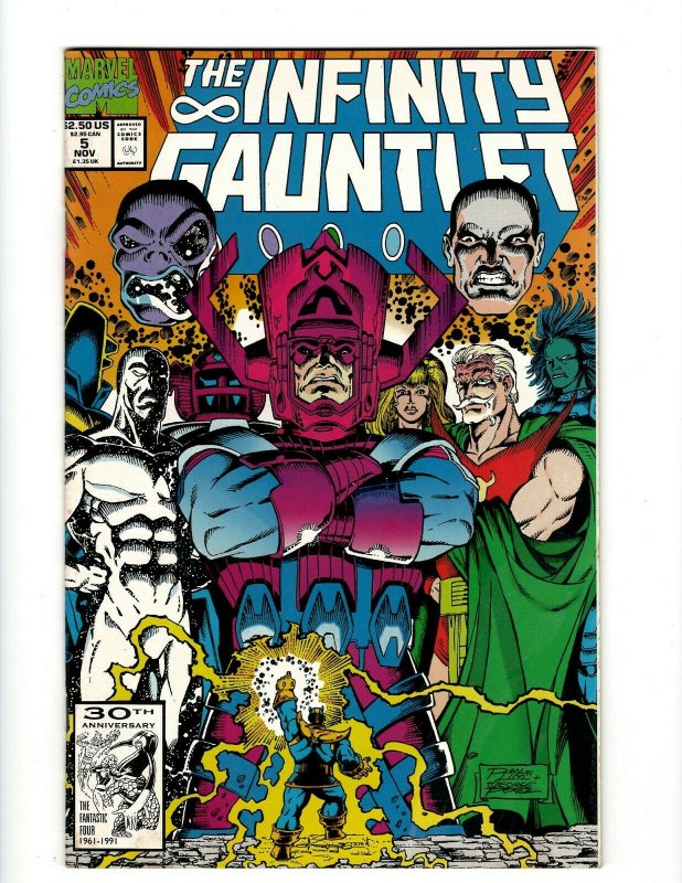 The Infinity Gauntlet Complete Marvel Comics LTD Series # 1 2 3 4 5 6 Thanos OF2