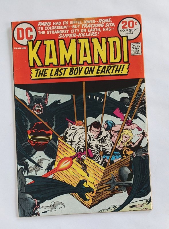 Kamandi, The Last Boy on Earth #9 (1973)  VG  TOP-EDGE STAIN