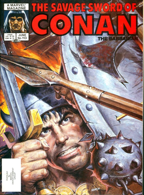 Savage Sword of Conan #113 Marvel Comics 1985 VF+