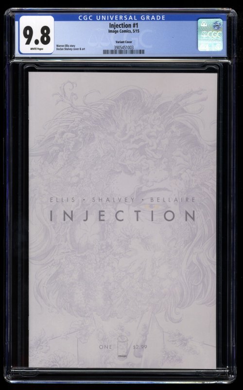 Injection #1 CGC NM/M 9.8 White Pages Cover B Variant