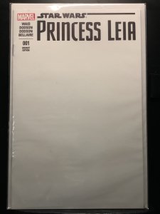 Princess Leia #1 Blank Cover Variant (2015)