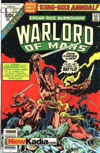 John Carter: Warlord of Mars (1977 series) Annual #1, VF- (Stock photo)