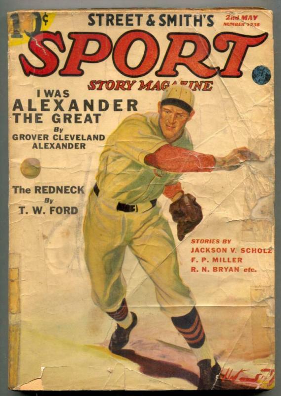 Sport Story Pulp 2nd May 1938- Grover Cleveland Alexander