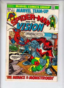Marvel Team-Up #5 (Nov-72) VG Affordable-Grade Spider-Man