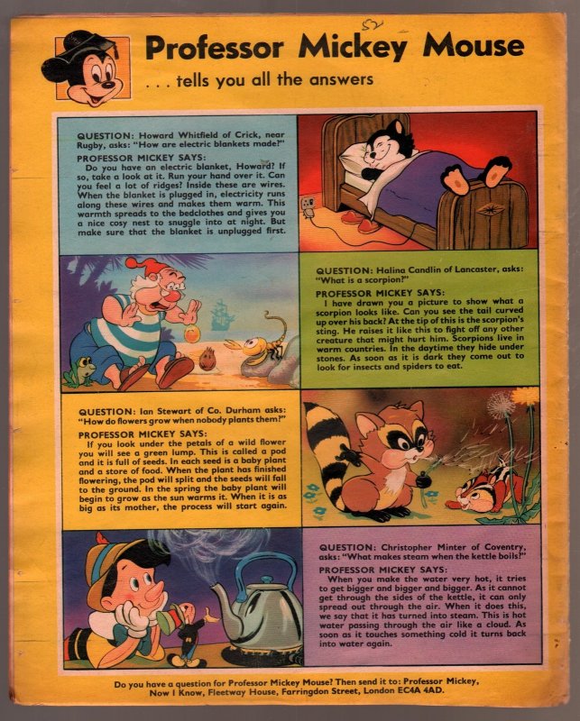 Walt Disney's Now I Know #25 1973-U.K.-Aristocats-G