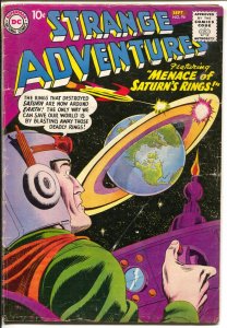 Strange Adventures #96 1958-DC-Menace of Saturn's Rings-sci-fi-G/VG