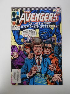 The Avengers #239 signed by David Letterman no cert VF/NM condition