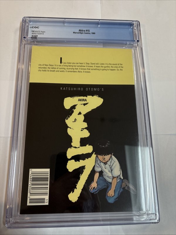 Akira (1989) # 15 (CGC 9.8 WP) Marvel/Epic Comics