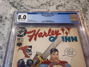 Harley Quinn # 19 CGC Graded 8.0 DC Comic Book 2002 Superman JH20