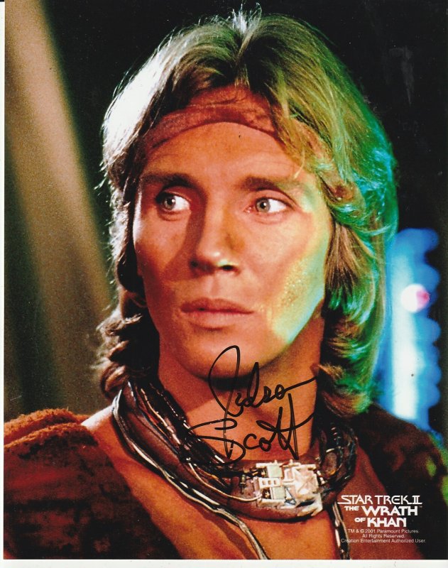 Autographed Judson Scott Star Trek II The Wrath of Khan Photo(No C.O.A.)