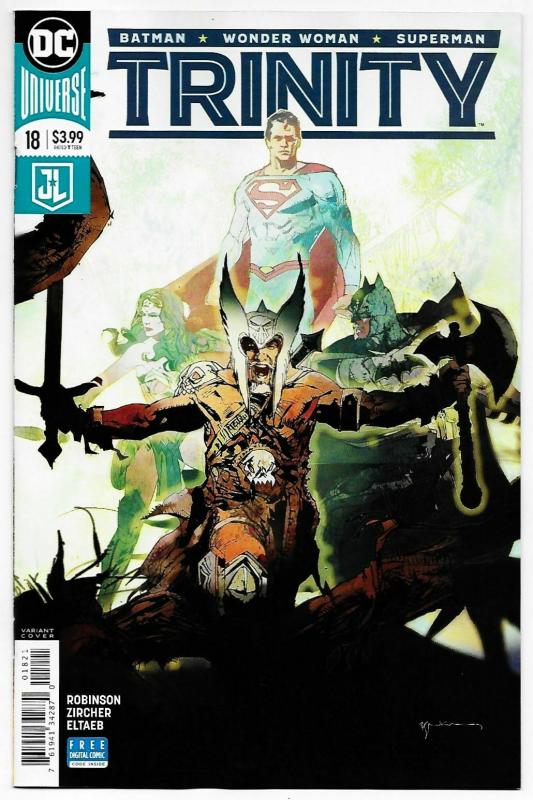 Trinity #18 Rebirth Variant Cvr (DC, 2018) NM