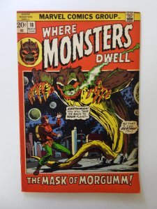 Where Monsters Dwell #18 (1972) FN+ condition