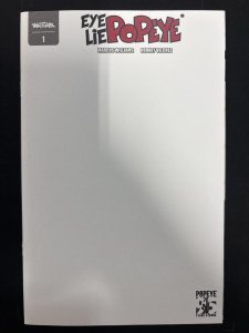Eye Lie Popeye #1, Blank CVR Massive, Marcus Williams & Rodney Velchez, 2024