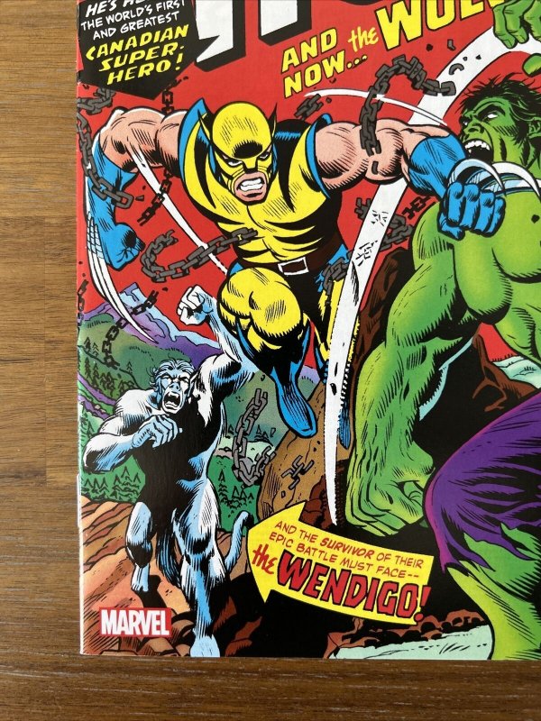 Incredible Hulk Facsimile Edition #181C NM ~ 1st Appearance Of Wolverine.