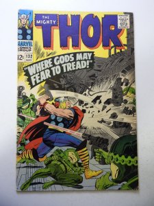 Thor #132 (1966) 1st App of Ego the Living Planet! VG Cond moisture stains