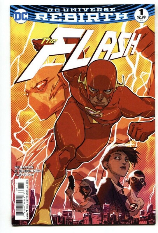 Flash #1-2016-First August Heart- Comic Book