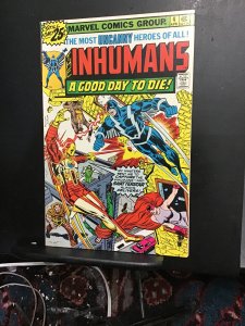 The Inhumans #4 (1976) High-grade Shatterstar key! VF/NM Wow!