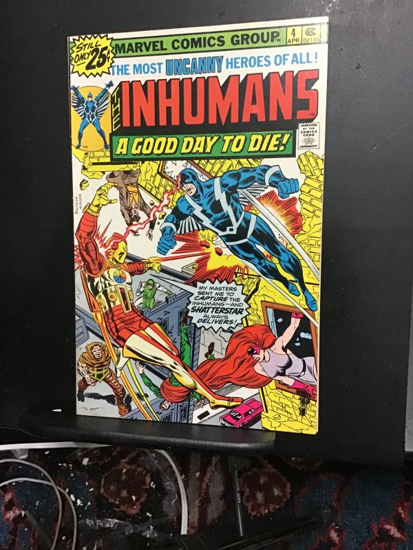 The Inhumans #4 (1976) High-grade Shatterstar key! VF/NM Wow!