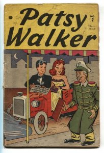 Patsy Walker #2 1945-RARE-Timley Golden Age- Good Girl Art