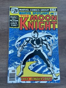 Marvel Spotlight # 28 VF/NM Marvel Comic Book Moon Knight Appearance 10 J267