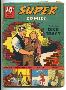 Super Comics #47 1941-Dell-Dick Tracy-Moon Mullins-Magic Morrow-Sky Ranger-Li...